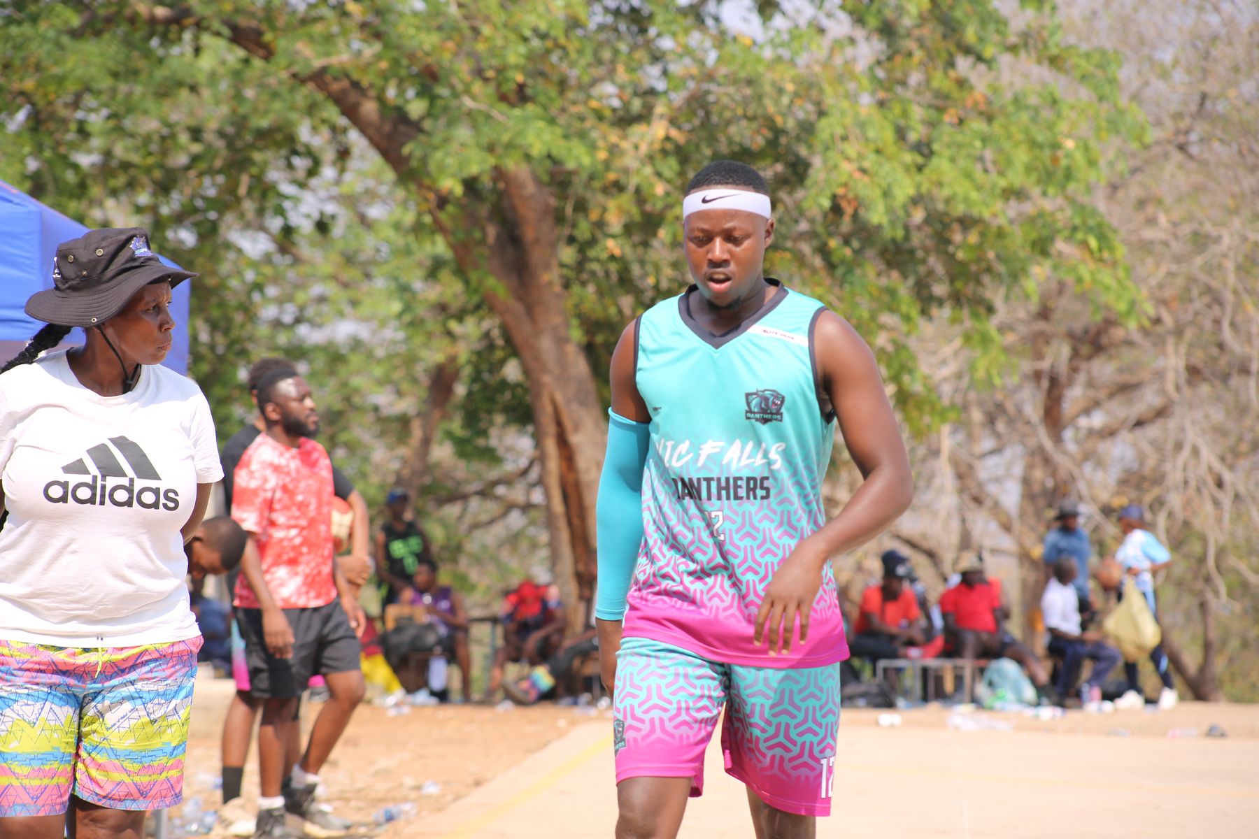 A senior Panthers player during a league fixture
