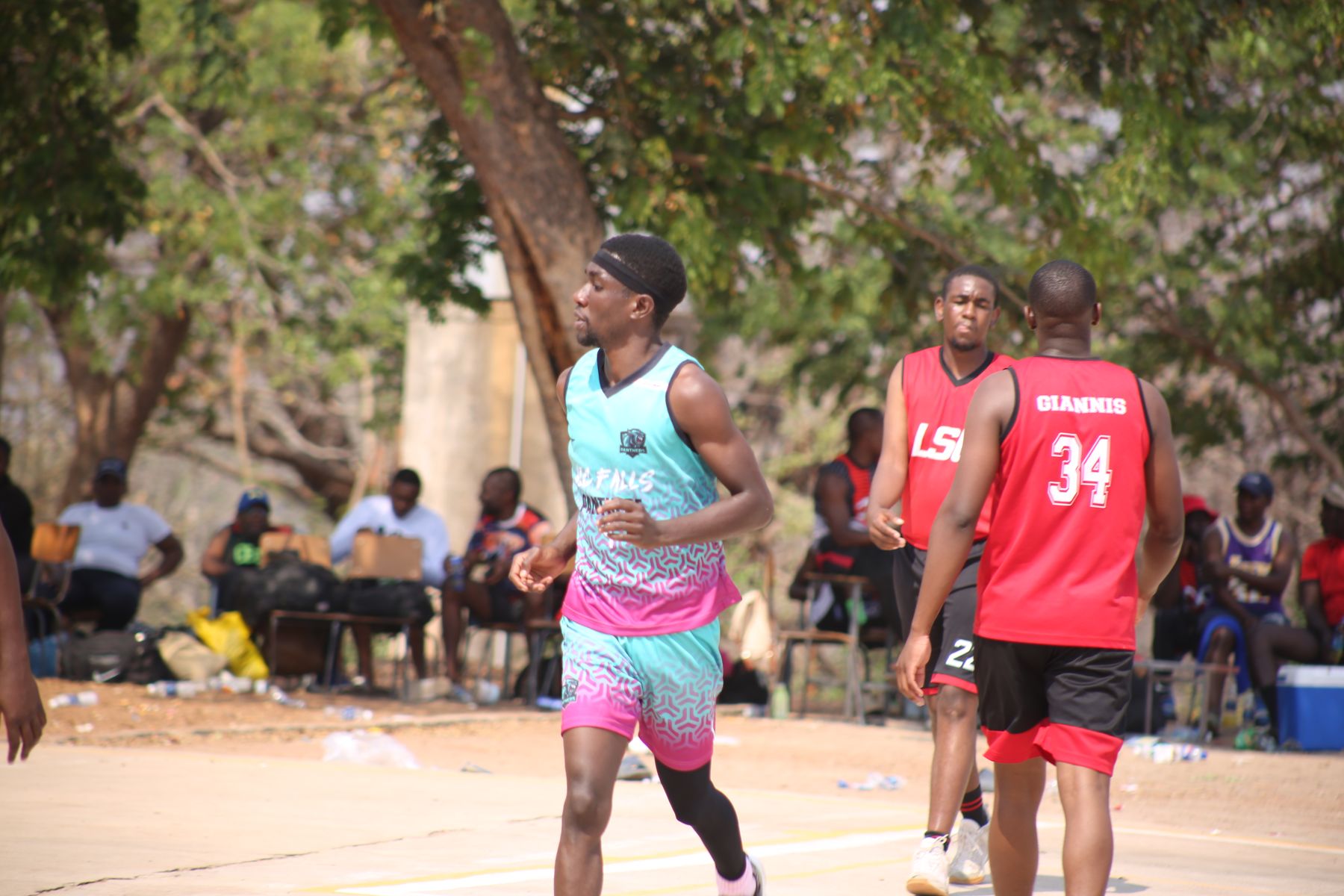 Panthers senior player running the floor